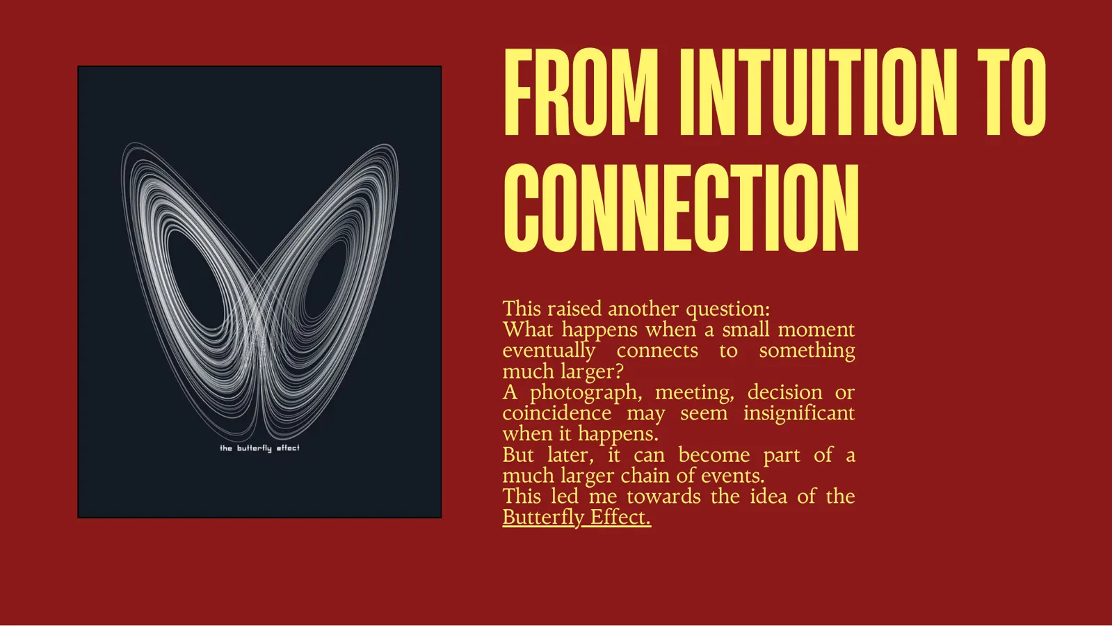 Slide 15 of 31: From intuition to connection.